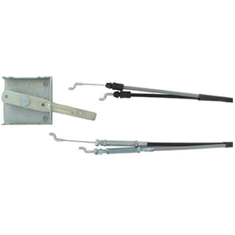Kit Vitesse Avec Câbles Et Manette, Pour Motobineuses Husqvarna - Lazer - Pubert - Staub - Oleo-mac, Modèles Vario. Origine 8300