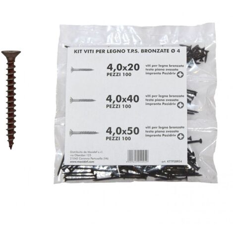 Kit viti tps br 6x80-100-120 pz 75