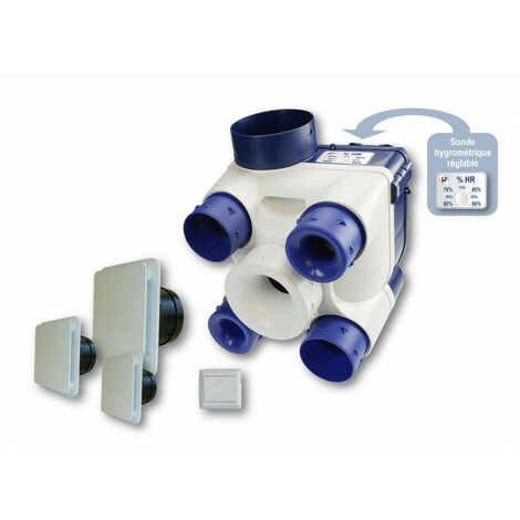 Kit vmc à hygrostat réglable 603116 unelvent