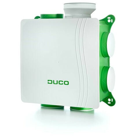 Kit VMC avec accessoires simple flux Kit DucoBox Hygro OptiWatt HP (à pile) DUCO 0000-4509