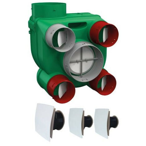 Kit Vmc hygrovariable Axelair KVVRD Ariant Hcs simple flux avec bouches design
