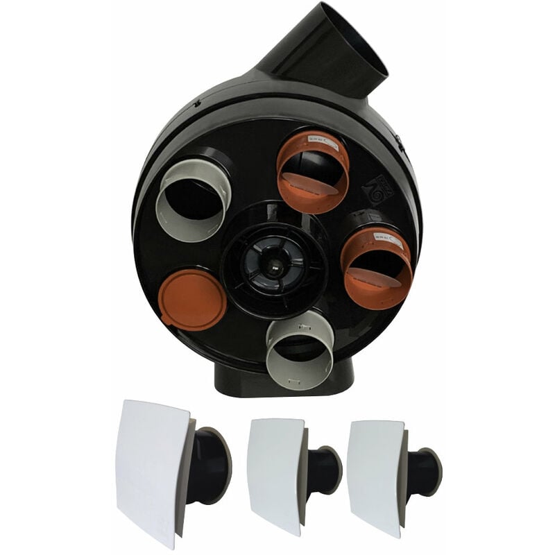 Vortice - penta - Kit vmc autoréglable Bouches design