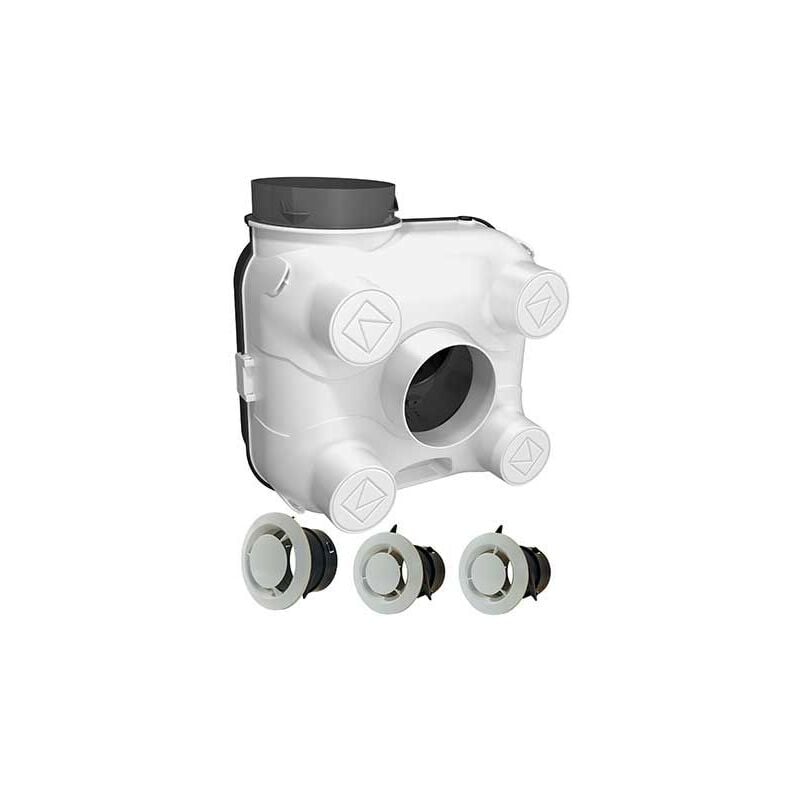 DMO - autogyre kit vmc simple flux autoréglable à détection D&039,HUMIDITÉ CITY&039, air - 100920