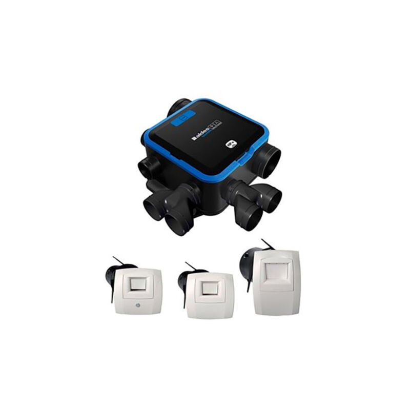 Aldes - Kit vmc simple flux EasyHOME Hygro Compact Premium hp+