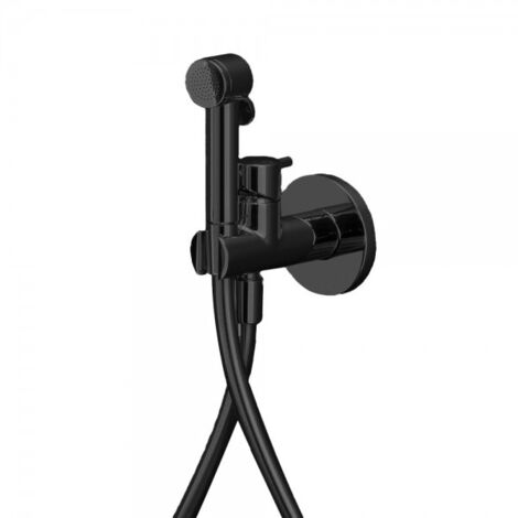 Kit Wc Mitigeur Ec-Ef Encastre Chromé Noir - WJ67072 CRISTINA ONDYNA