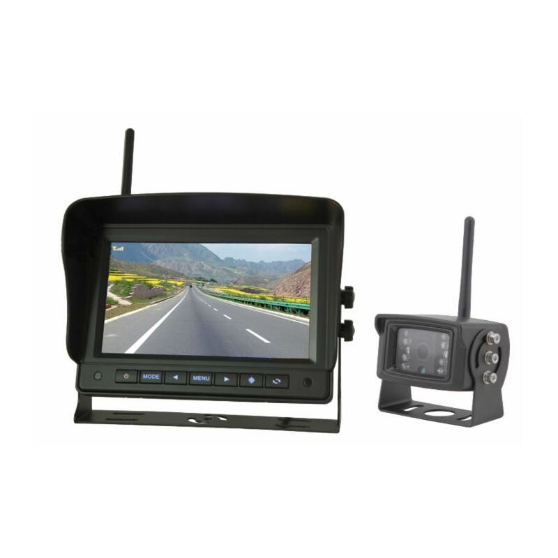 Image of Kit wireless videoretro per trattori con monitor lcd tft 7