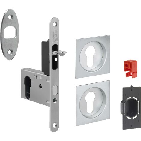 Kit x porte scor easy g500t yale cromo satinato