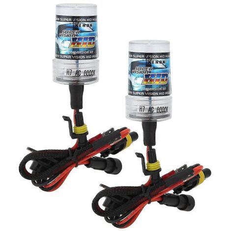 Kit Xenon H7 8000K 55W 12V ultra fin ballast argenté, phare voiture puissant, lampe H7 8000K, kit xénon automobile haute performance, ampoule 55W 12V.