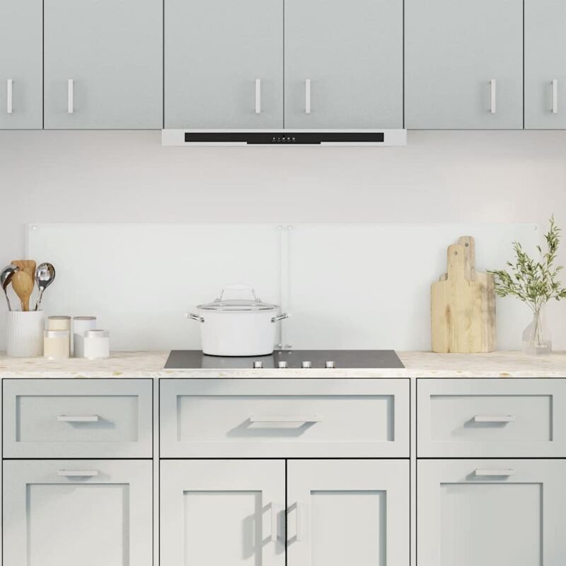 Kitchen Backsplashes 2 Pcs Transparent 80x50 Cm Tempered Glass Vidaxl