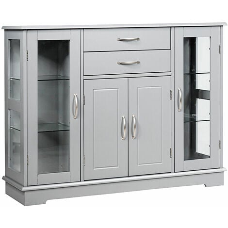 Kitchen Buffet Server Sideboard Wooden Storage Cupboard Cabinet Elegant Design