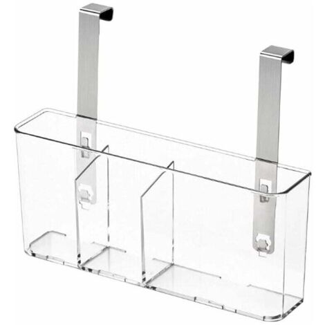 Kitchen Cabinet Door Storage Basket, Cabinet Door Organizer Basket, Kitchen and Bathroom Storage Solution