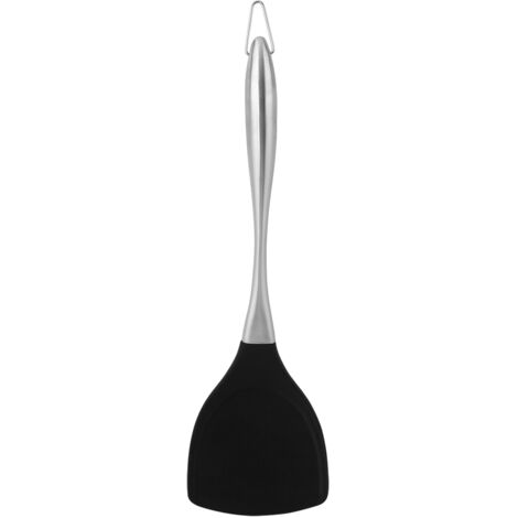 Kitchen Cooking Stainless Steel Handle Silicone Spatula Pan Frying Baking Gadget Tools