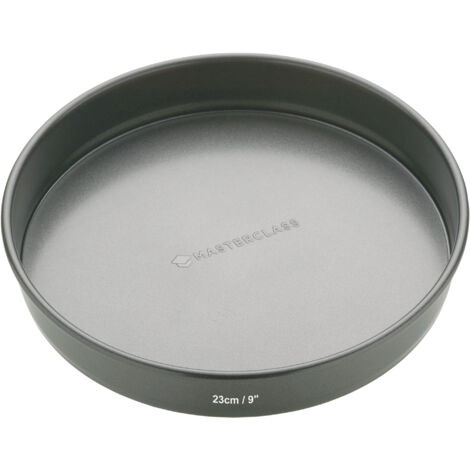 Kitchen Craft Abnehmbare runde Tortenform, Stahl, schwarz