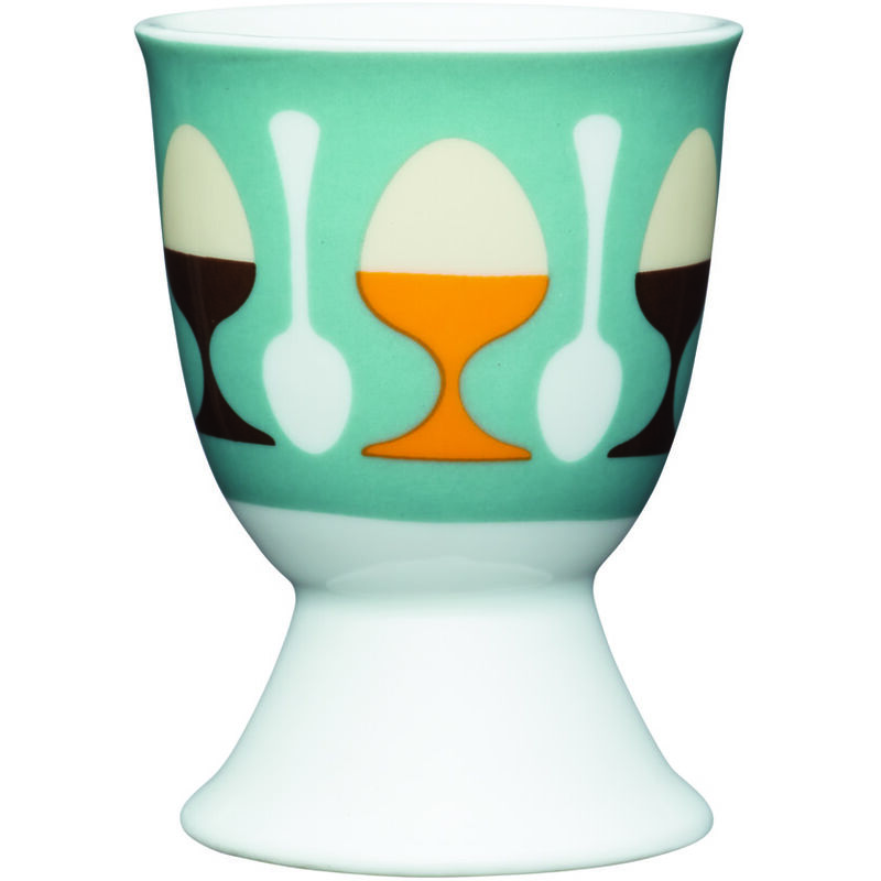 KitchenCraft Retro Egg Porcelain Egg Cup