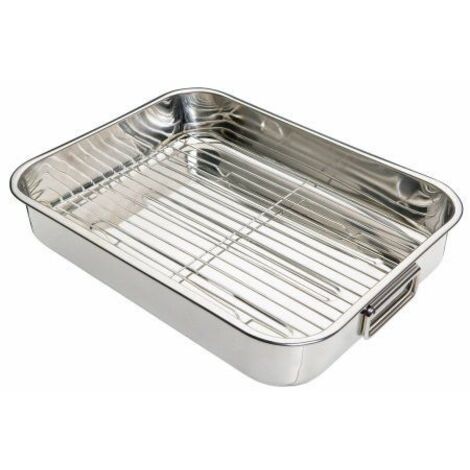 Kitchen Craft - de Four rectangulaire avec grille (acier inoxydable), couleur argent