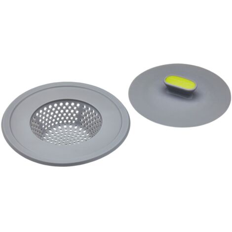Kitchen Craft Filtro per lavello, colore Grigio e Verde, Taglia unica