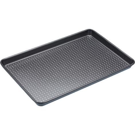 Kitchen craft KCMCCB3 - Gelochte Krustenbackform, 39cm x 27cm x 2cm