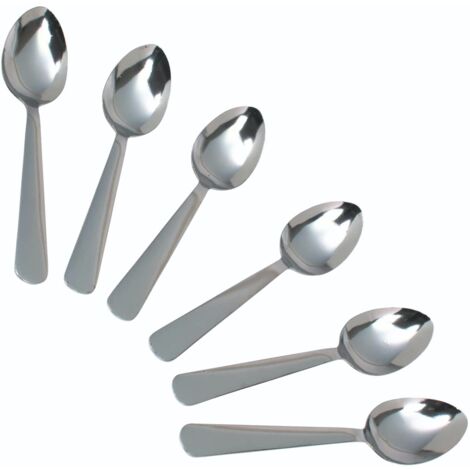 Kitchen Craft KCTSPOONSET - Cucchiaio da tè, colore argento
