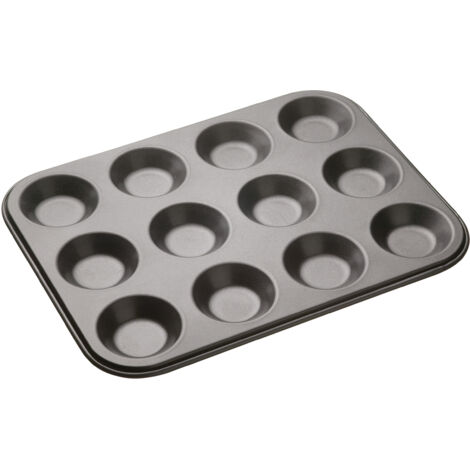 Kitchen Craft Master Class - Backform (12 Löcher, antihaftbeschichtet, Backblech de 32 x 24 cm)