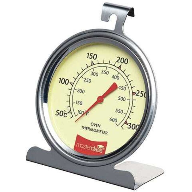 MasterClass Deluxe Large Stainless Steel 10cm Oven Thermometer