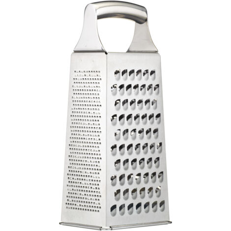 Kitchen Craft MCGRATEBOX - Râpe de 4 faces (19 cm), acier inoxydable