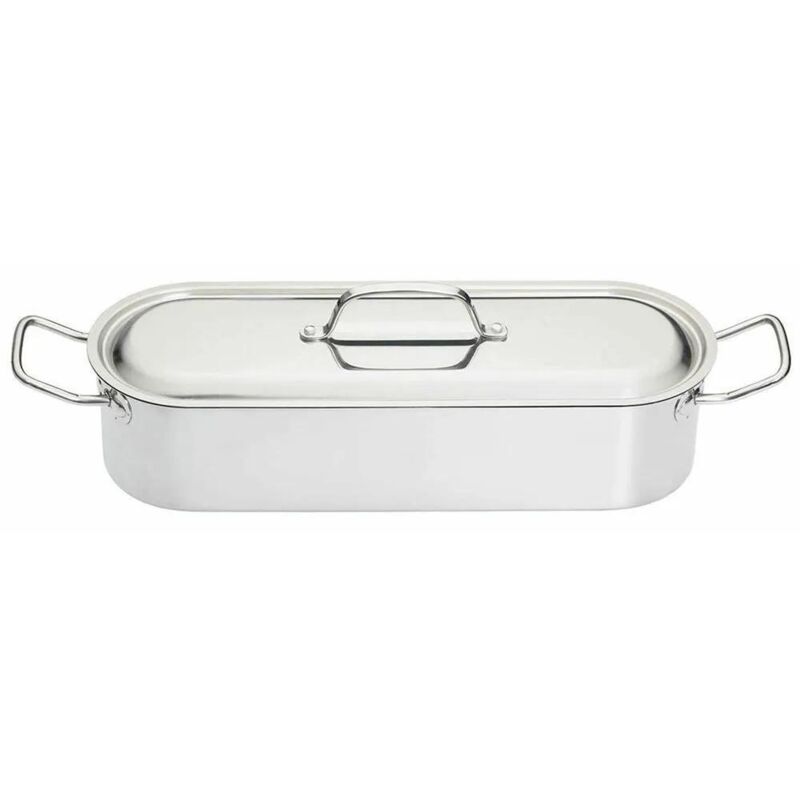 Kitchen Craft - Poacher18 Clearview - Fischpochierschale Aus Edelstahl (46 Cm)