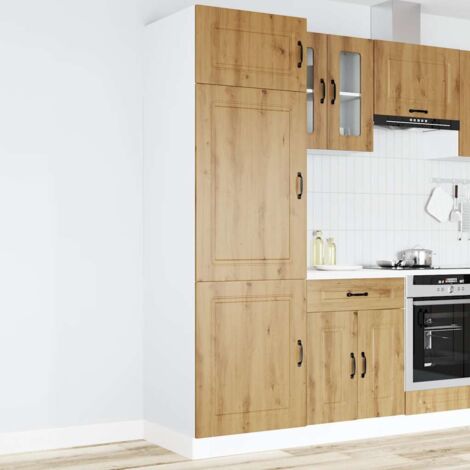 Kitchen Cupboard Kalmar Artisan Oak Engineered Wood vidaXL