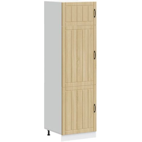 Kitchen Cupboard Lucca Sonoma Oak Engineered Wood vidaXL