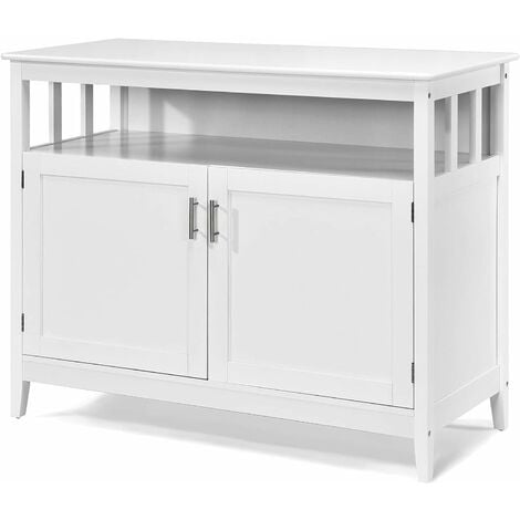main image of "Kitchen Cupboard Storage Cabinet Buffet Server Dining Room Sideboard Adjustable"