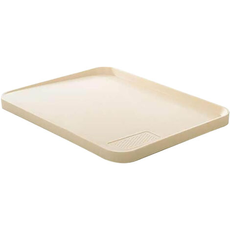 Kitchen Cutting Board Raised Edges Anti Skid Double Sided High Safety Sturdy PP Plastic Cutting Board for Cooking Home