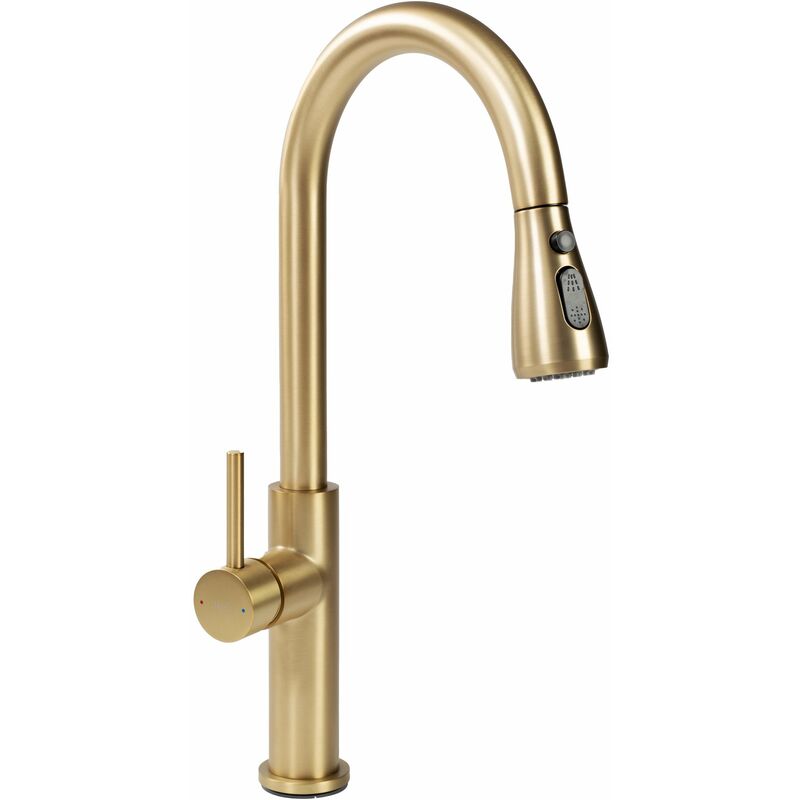 REA - Kitchen Faucet Nest Gold Brush - gold