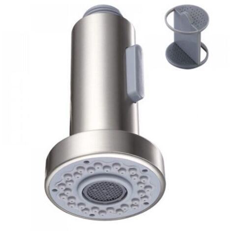 Kitchen Faucet Pull-Out Sprayer, 2 Modes, Replacement Head for Retractable Mixer Tap, Chrome, G1/2"