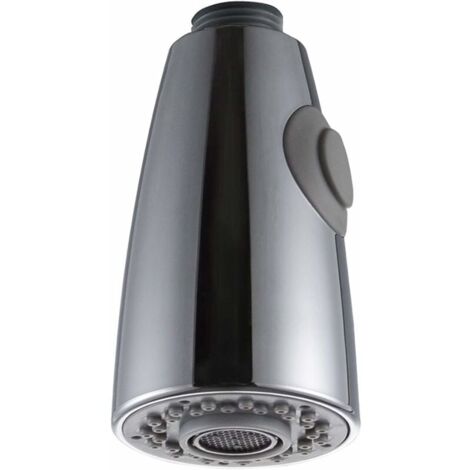 Kitchen Faucet Sprayer, Dual Mode Spray, Replacement Faucet Head, Chrome, G1/2"