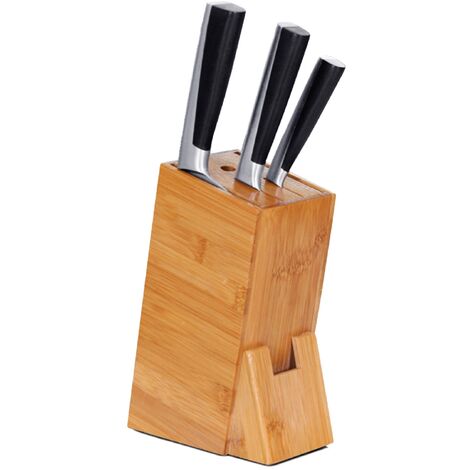 main image of "Kitchen Knife Holder Shelf Rack Storage Knife Block Toolframe Cutting Tool Stand for Chef Knife Set,model:Yellow"