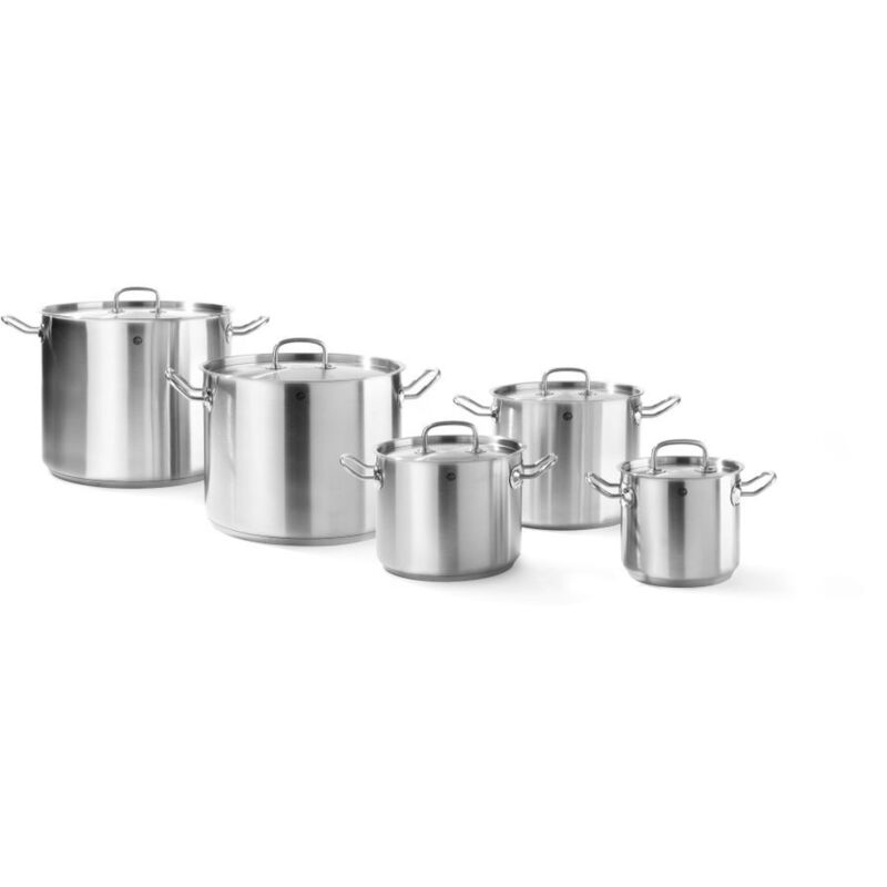 Hendi Gemüsetopf - Mit Deckel, Kitchen Line, 9l, ⌀240x(h)200mm