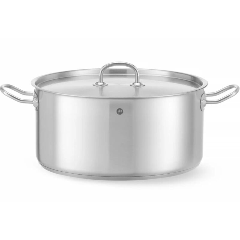 Hendi - Bratentopf - Mit Deckel, Kitchen Line, 12l, ⌀320x(h)150mm