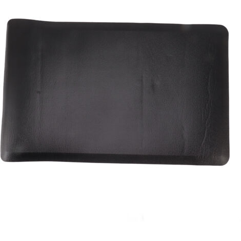 Kitchen Mat Waterproof Oilproof Floor Mat Rug 44x70cm Home Decoration Black for Office Hotel