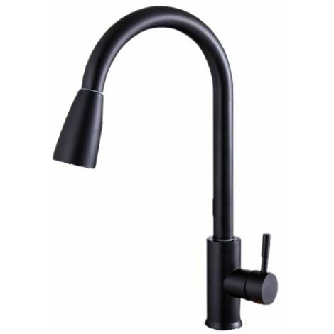 Kitchen mixer - Swivel faucet, pull-out faucet, stainless steel