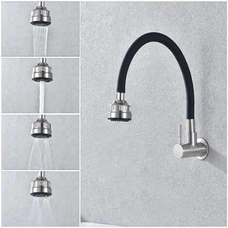 Kitchen Mixer Tap, Kitchen Faucet, 304 Stainless Steel, Multifunction, Folding Kitchen Tap MUMU