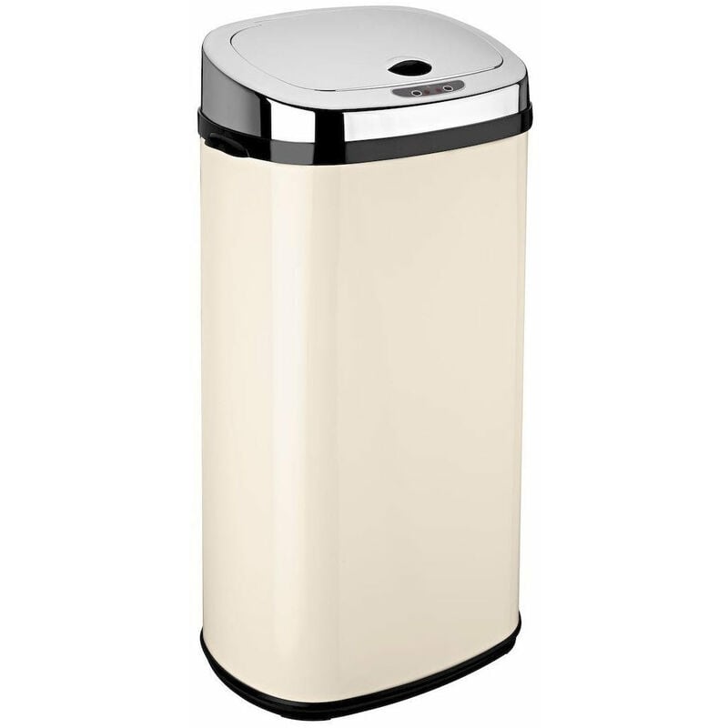 Poubelle de cuisine automatique largo Beige Acier inoxydable 42 l