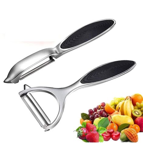 1Pcs Manual Finger Melon Shaver Non-slip Vegetable Fruit Peeler for  Household Multipurpose Stainless Steel Kitchen Supplies