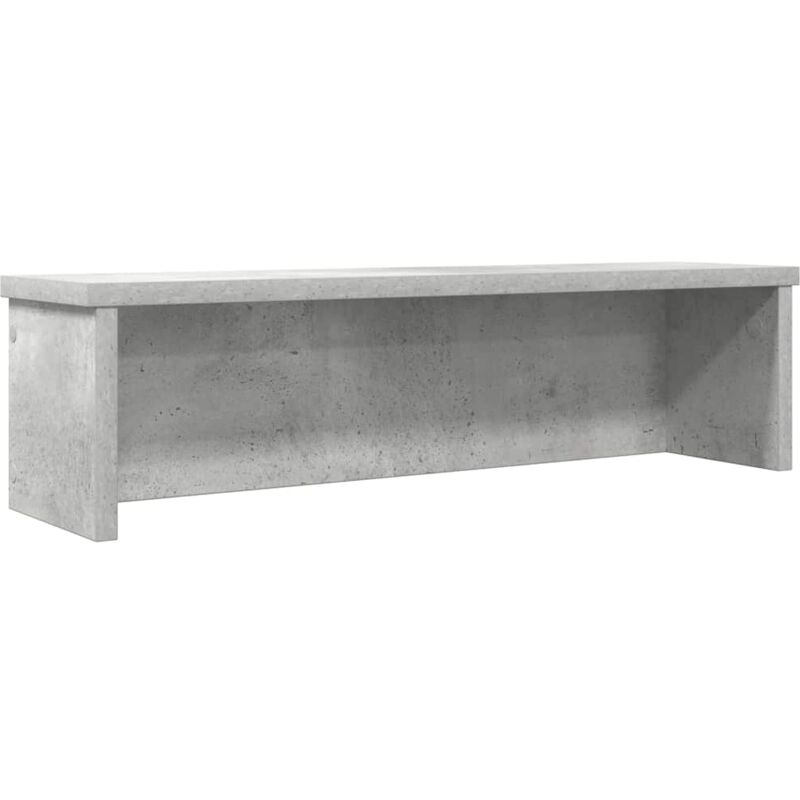 Kitchen Rack Stackable Concrete Grey 50x15x16 Cm Engineered Wood Vidaxl
