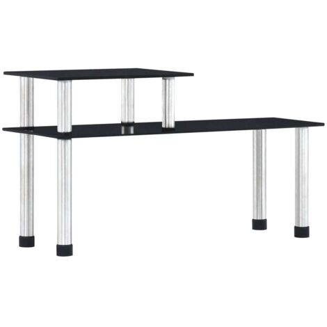 Kitchen Shelf Black 45x16x26 cm Tempered Glass vidaXL