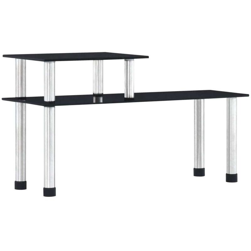 Kitchen Shelf Black 45x16x26 Cm Tempered Glass Vidaxl