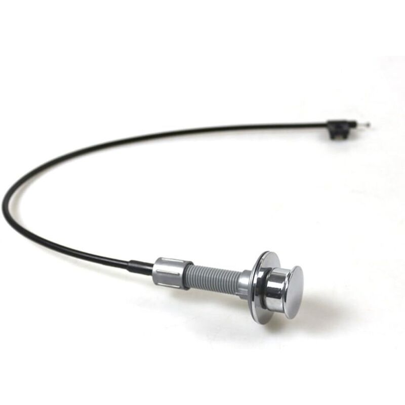 Kitchen Sink Basket with Control Cable, Stainless Steel