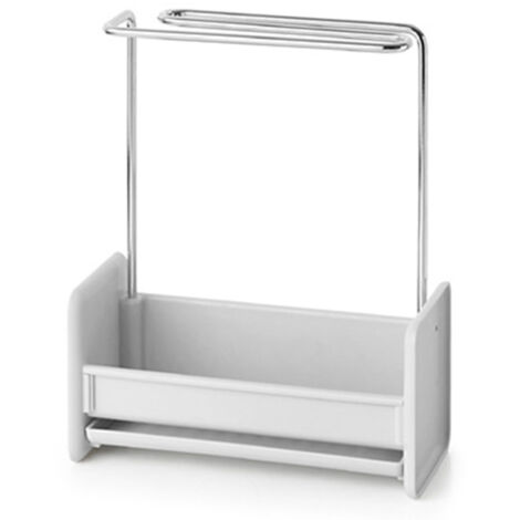 Kitchen Sink Sponge Holder Multipurpose Kitchen Rag Stand Sponge Holder with Dishcloth Drying Rack for Kitchen Countertop