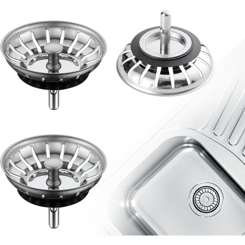 Image of Kitchen Sink Strainer, Sink Strainer Stopper,&hellip;