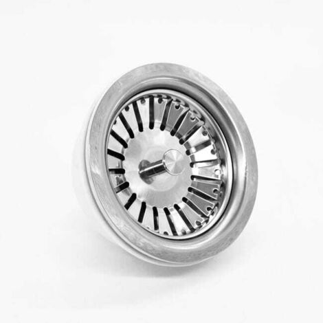 Kitchen Sink Strainer, Stainless Steel Sink Strainer Stopper, Drain Plug Replacement (Diameter: 84mm)