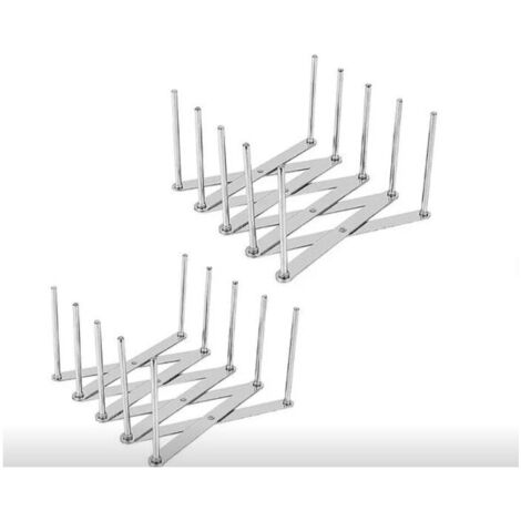 Kitchen Storage Accessory, Dish Drainer, Stainless Steel Lid Rack, 7wCsaJbX