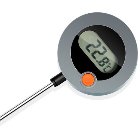 Kitchen Thermometer, Digital Meat Thermometer with Magnet, Instant Read, for Grilling, BBQ, Steaks, Bread, Pies, Smokers and Liquids